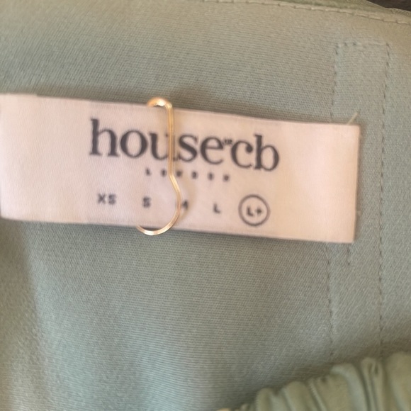 House Of Cb “Millicent” Olive long Sleeve Corset Top Size L+ US 12-14 - Picture 9 of 14